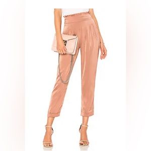 Line&Dot Ali size small dusty rose satin material pants. Like new (worn once)
